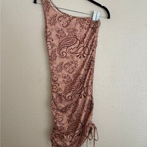 SHEIN One-Shoulder Adjustable Bodycon Dress – Size S